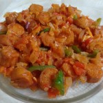 Curried Chicken Sausage Tomatina