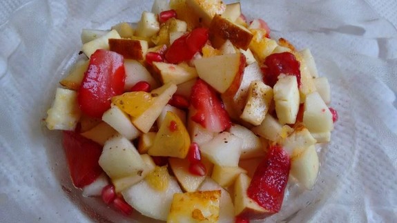 Paneer Fruits Salad Or Cottage Cheese Fruits Salad