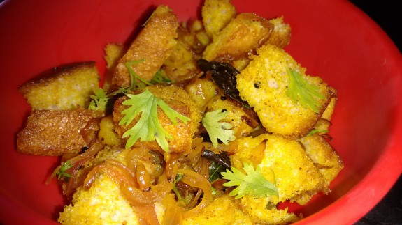 Bread Upma