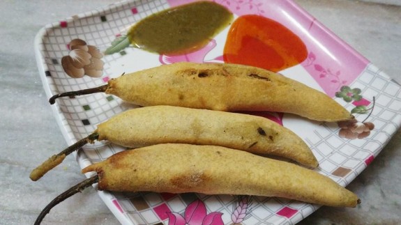 Hyderabadi Mirchi Bhaji