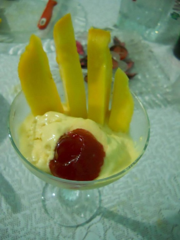 Fresh Mango Ice -Cream