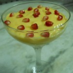 Mango Shake with Pomegranate