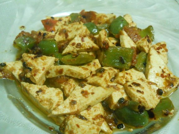 Paneer Capsicum Snacks