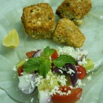 Paneer Crunchy with Greek Salad