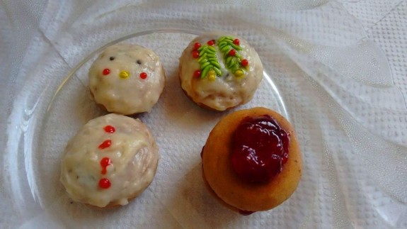 Eggless Ginger Cookies - Decorated