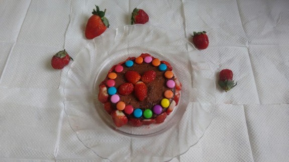 Home Baked Choco Strawberry Delight