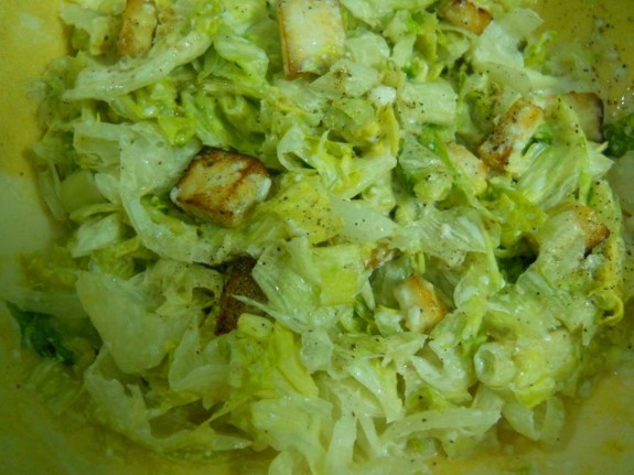 Lettuce and Cottage Cheese Salad