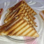 Potato Carom Seeds Grilled Sandwich