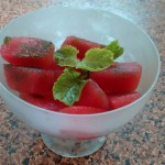 Minted Watermelon Popsicles