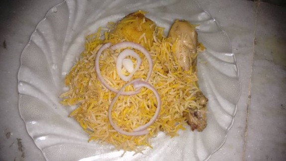 Kolkata Style Chicken Biryani