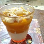 Mango with Yogurt Layer