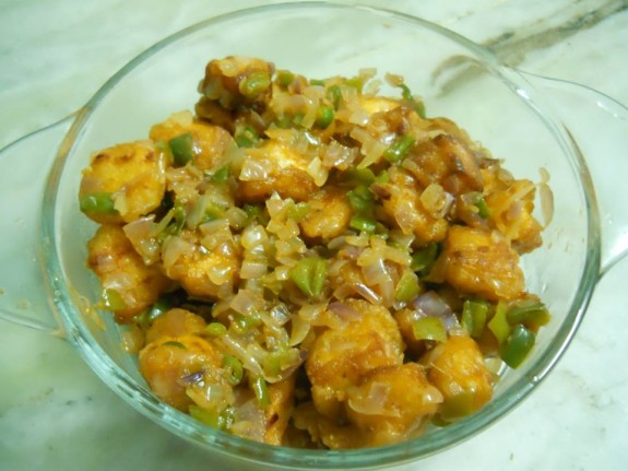 Paneer Manchurian Dry