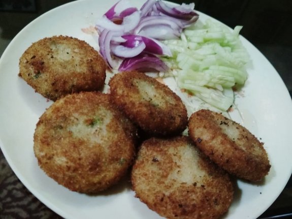 Poha Cutlet