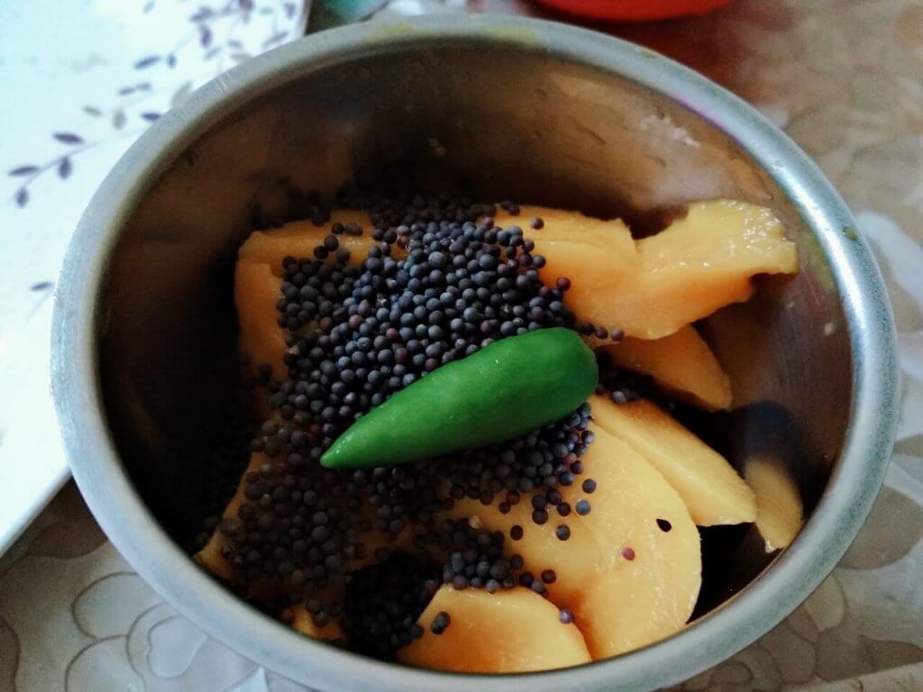 Mango Mustard in Blender